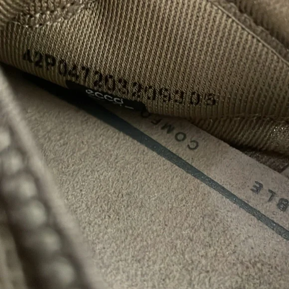 Ecco Metallic Toggle Bluma Drawstring Sneakers Flats Minimalist Slip On Shoes 42 - Picture 3 of 6